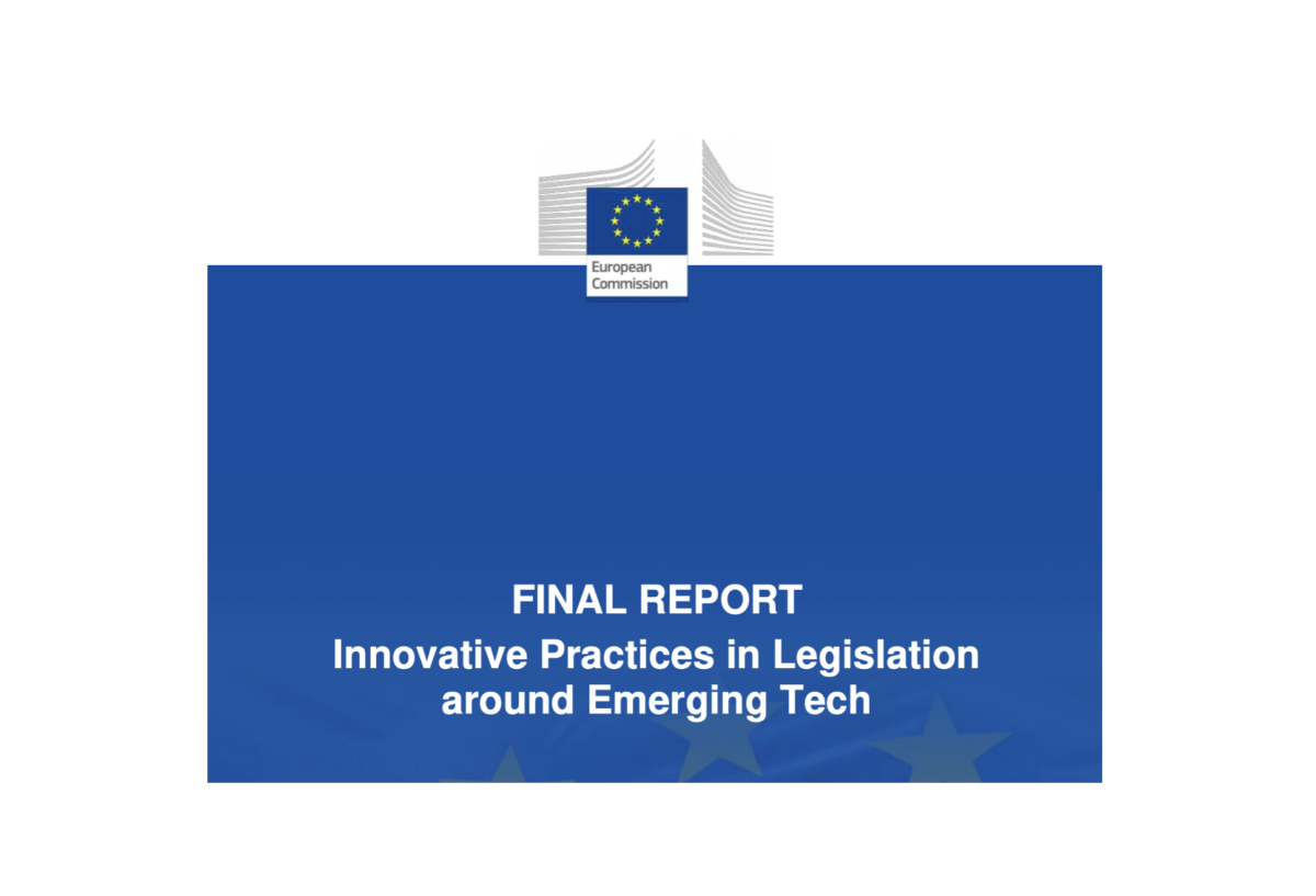 The cover page of the report